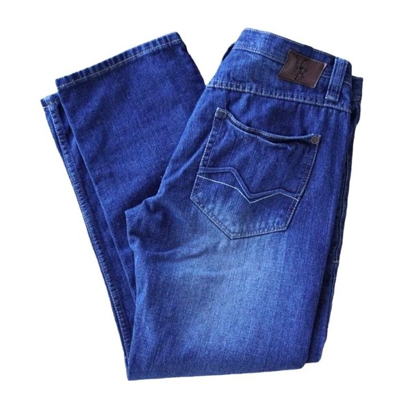 Vintage Brass jeans Mens Size 34 x 30 VB Stretch Slim Straight - Picture 9 of 13